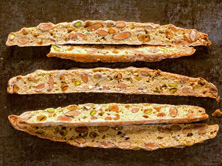 rustic traditional italian biscotti