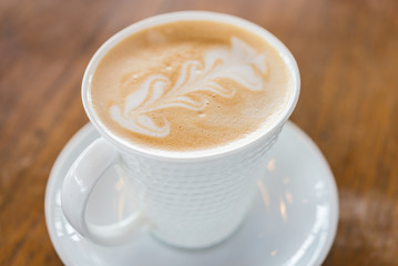 Latte coffee