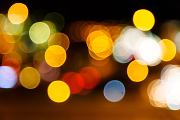 bokeh  city lights background