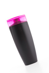 Shampoo bottle isolated on white background