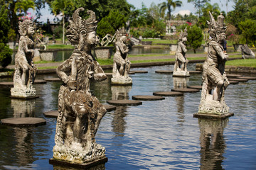 Fototapeta na wymiar Tirthagangga water palace, Bali island, Indonesia