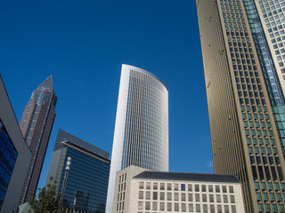 Fototapeta na wymiar Business buildings in Frankfurt, Germany
