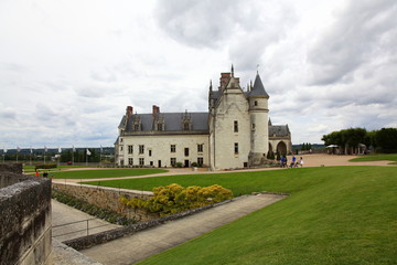 Fototapeta na wymiar Parc du château d'Amboise.