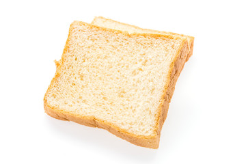 Bread isolated on white
