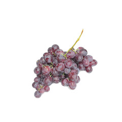 Grapes on a white background