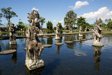 Fototapeta na wymiar Tirthagangga water palace, Bali island, Indonesia