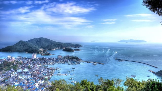 鞆の浦 微速度撮影 HDR