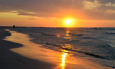 Zachód słońca © Grzegorz Komendarek