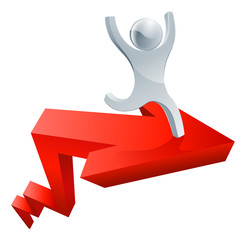 Financial success concept