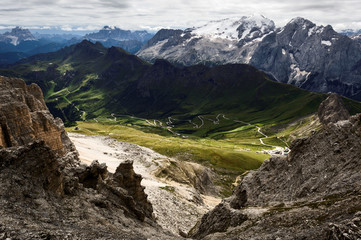 Fototapeta na wymiar Italian Alps, Dolomites in Summer