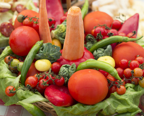 Vegetables arrangement