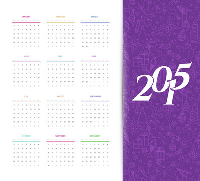Calendar for 2015