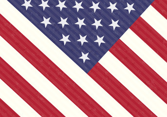 Obraz premium Detail of USA Flag