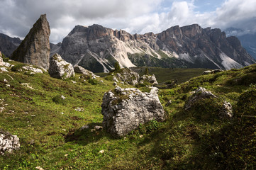 Fototapeta na wymiar Italian Alps, Dolomites in Summer