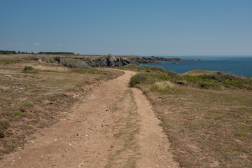 Cote sauvage de l'ile d'Yeu en Vendee