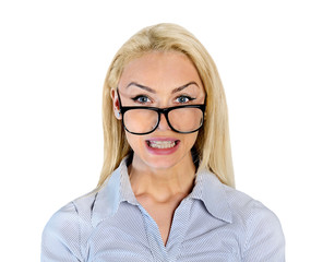 Fototapeta premium Woman angry
