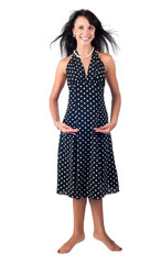 Pretty funny girl dances