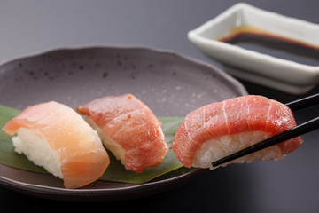 トロのにぎり寿司