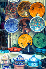 earthenware in tunisian market