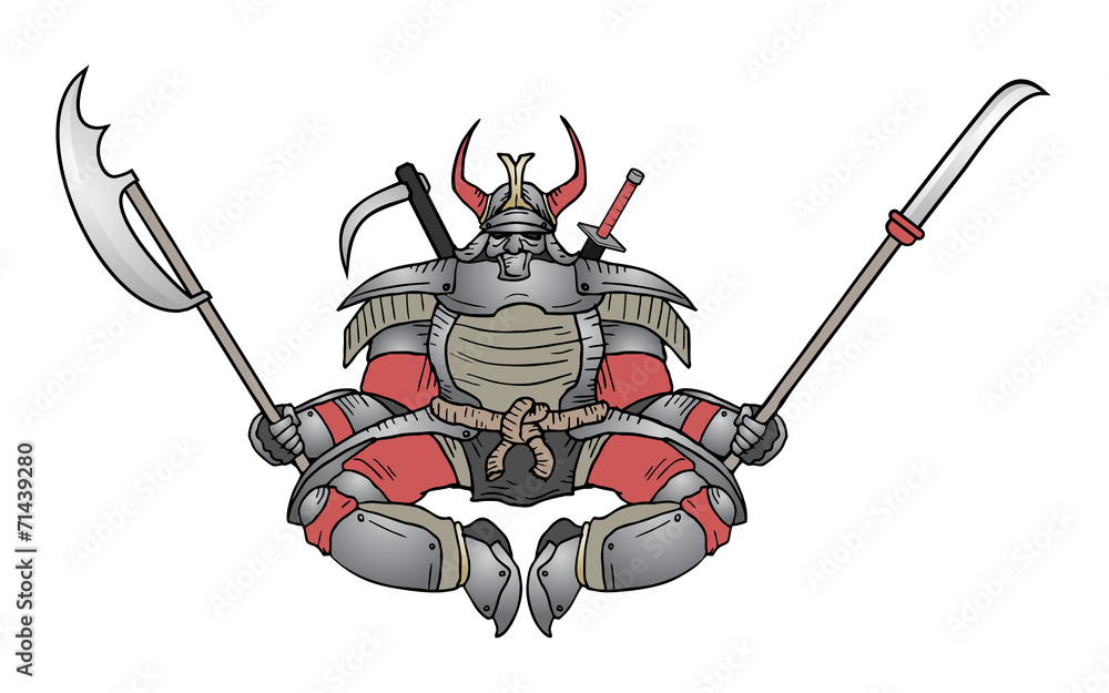 Wall mural Shogun ninja