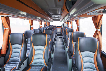 Seats of tourism bus