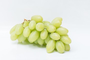 Grapes fruit on white background