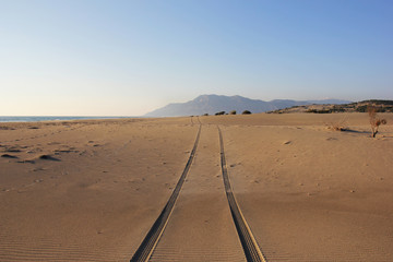 Road in desert