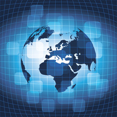Business Background - Earth Globe
