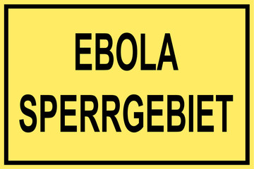 Ebola Sperrgebiet