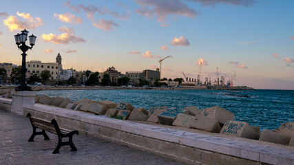 Bari: view of seaside (Apulia, Italy)