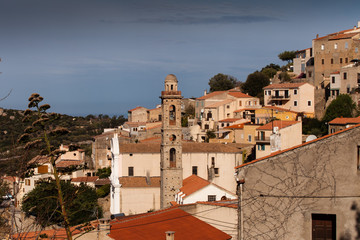 Obraz premium Village de Lumio -Corse