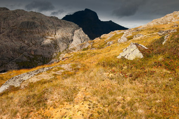 Obraz premium Landschaft auf den Lofoten