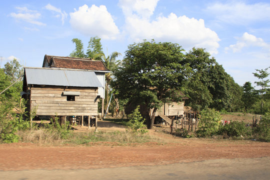 hut in Cambodia