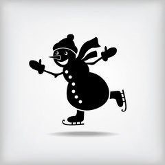 Snowman skater