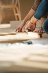 Couple moving in house