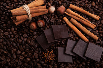 chocolate bars still life