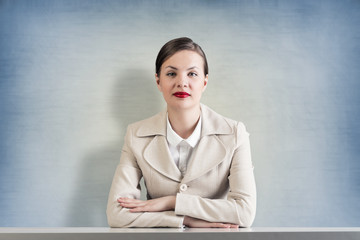 Pretty businesswoman