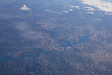 Mountain Range from Above