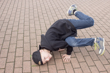 Breakdance Tänzer Kind Jugendlicher