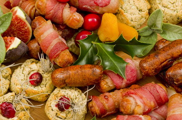 Christmas Dinner Garnish