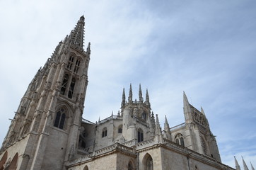 Fototapeta na wymiar Cathédrale Sainte-Marie de Burgos