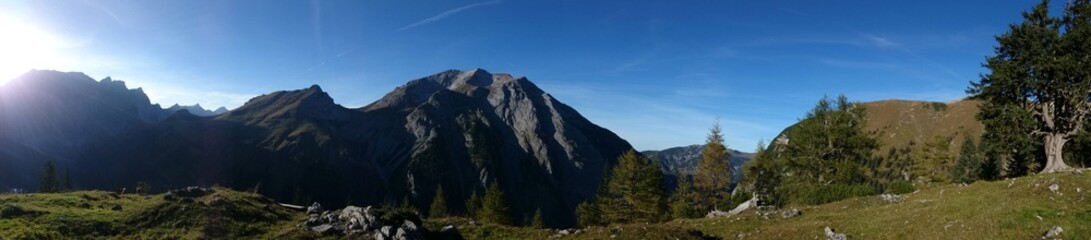 Berg-Panorama im Karwendel
