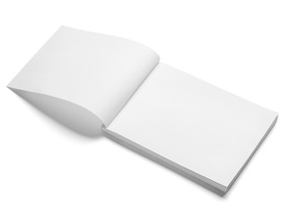 book notebook textbook white blank paper template
