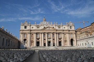 Fototapeta na wymiar Der Petersdom in Rom
