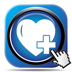 HEART PLUS ICON
