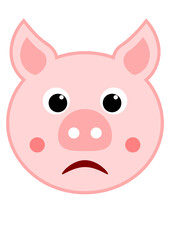 Cochon triste