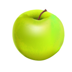 Sweet Tasty Apple. Vector illustration