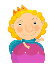 Cartoon character - princess isolated - illustration for children