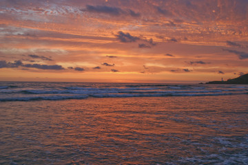 California Lighthouse Amid a Magnificent Ocean Cloudscape