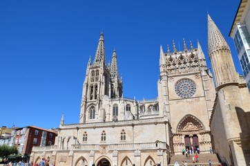 Fototapeta na wymiar Cathédrale Sainte-Marie de Burgos 